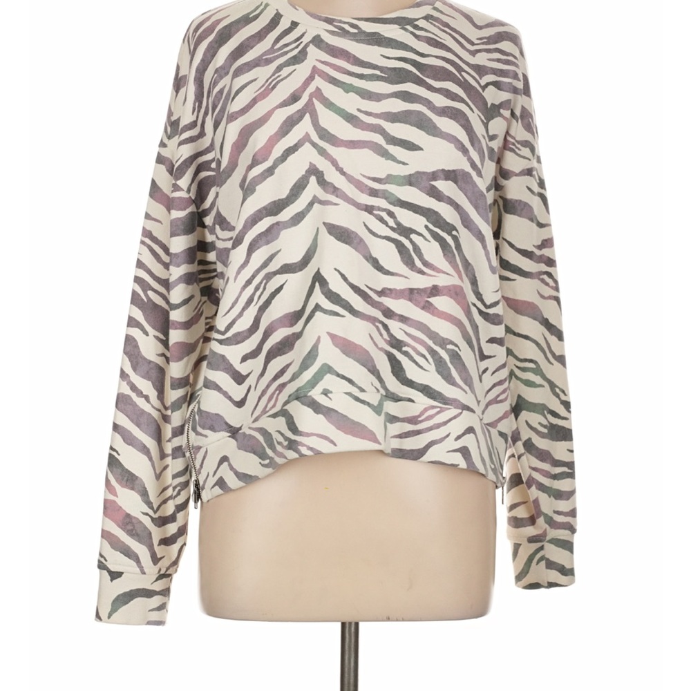 Rails Multicolor Zebra Print Sweatshirt